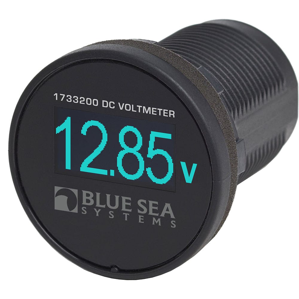 Blue Sea 1733200 Mini OLED Voltmeter - Blue [1733200] - The Happy Skipper