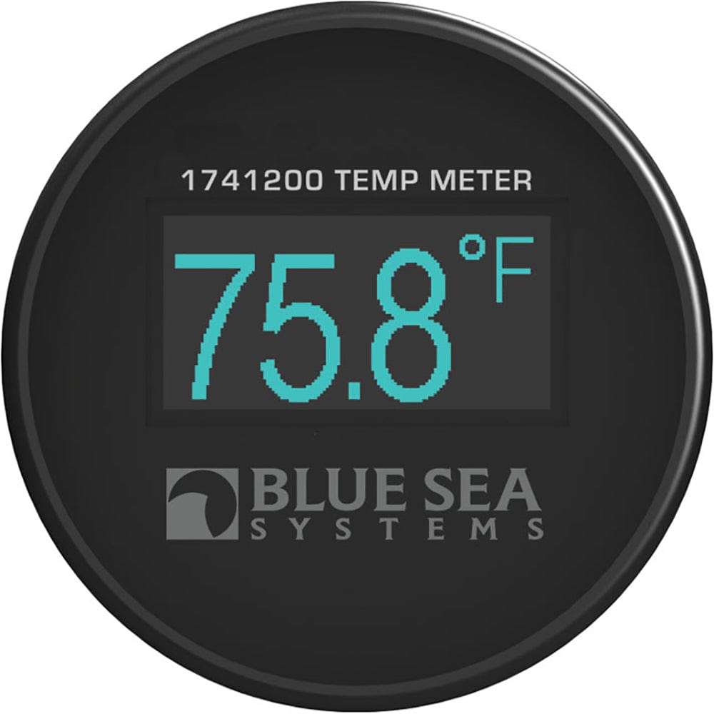 Blue Sea 1741200 Mini OLED Temperature Monitor - Blue [1741200] - The Happy Skipper
