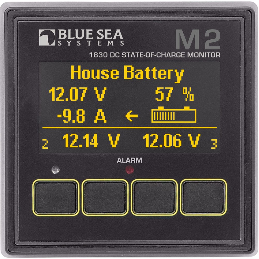 Blue Sea 1830 M2 DC SoC State of Charge Monitor [1830] - The Happy Skipper