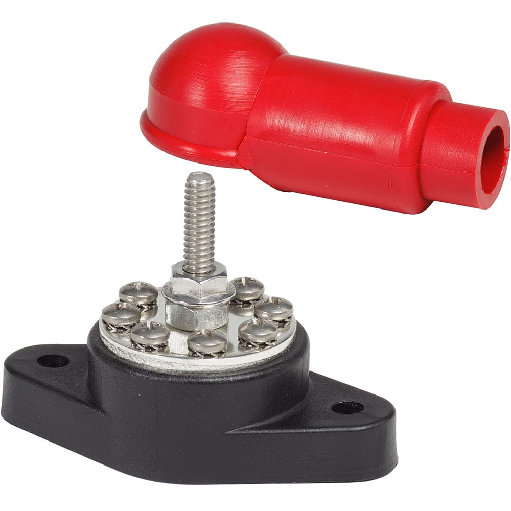 Blue Sea 2101 PowerPost Plus Cable Connector - 1/4" Stud [2101] - The Happy Skipper