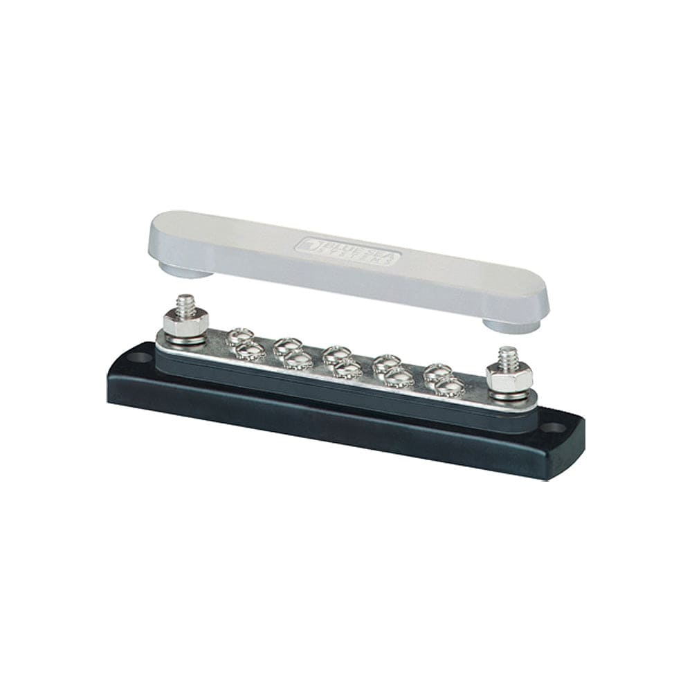 Blue Sea 2300 150AMP Common BusBar 10 x #8-32 Screw Terminal w/Cover [2300] - The Happy Skipper