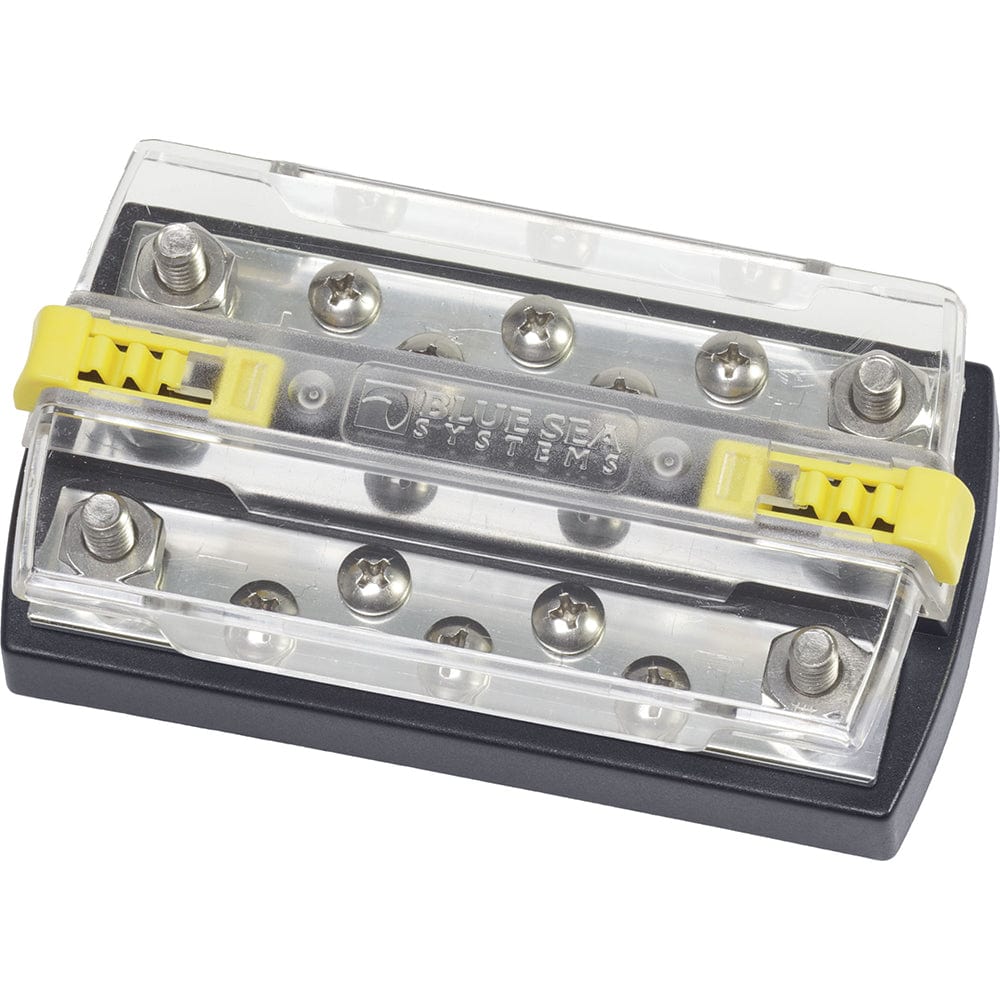 Blue Sea 2722 DualBus Plus 1/4" Stud, 5 x 10-32 Screw Terminal [2722] - The Happy Skipper