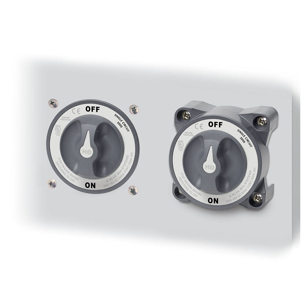 Blue Sea 3000 HD-Series Battery Switch Single Circuit ON/OFF [3000] - The Happy Skipper