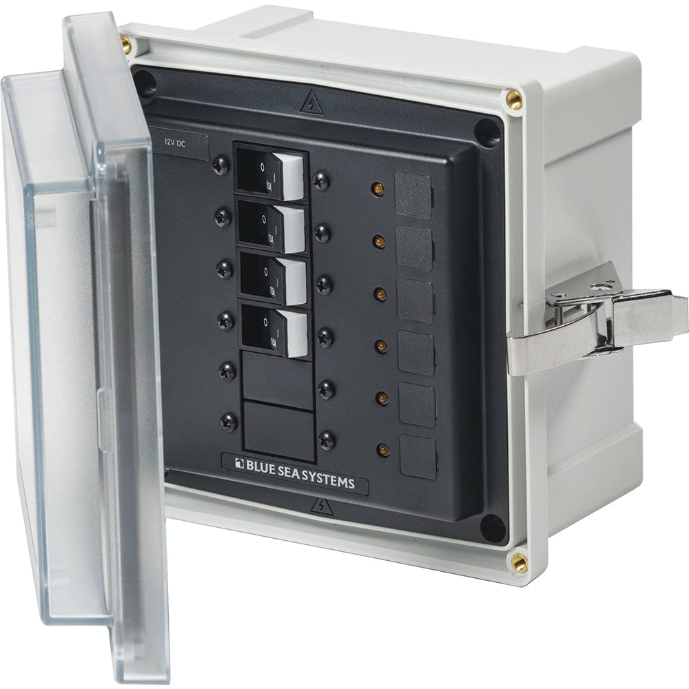 Blue Sea 3134 - SMS Panel Enclosure w/4 Branch (12/24V) - 12/24V DC [3134] - The Happy Skipper