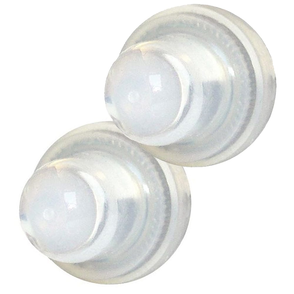 Blue Sea 4135 Push Button Reset Only Circuit Breaker Boot - Clear- 2-Pack [4135] - The Happy Skipper