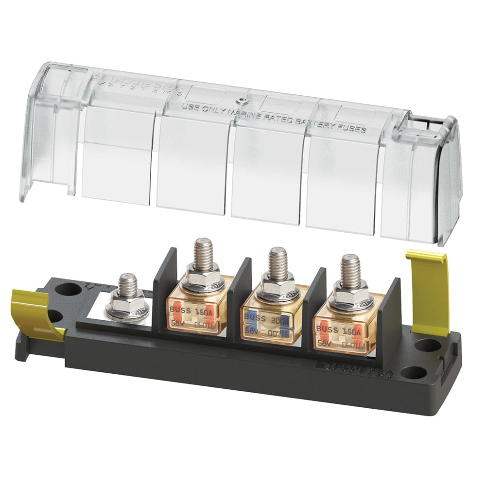 Blue Sea 5196 MRBF Surface Mount 3 Circuit Fuse Block - Common Source [5196] - The Happy Skipper