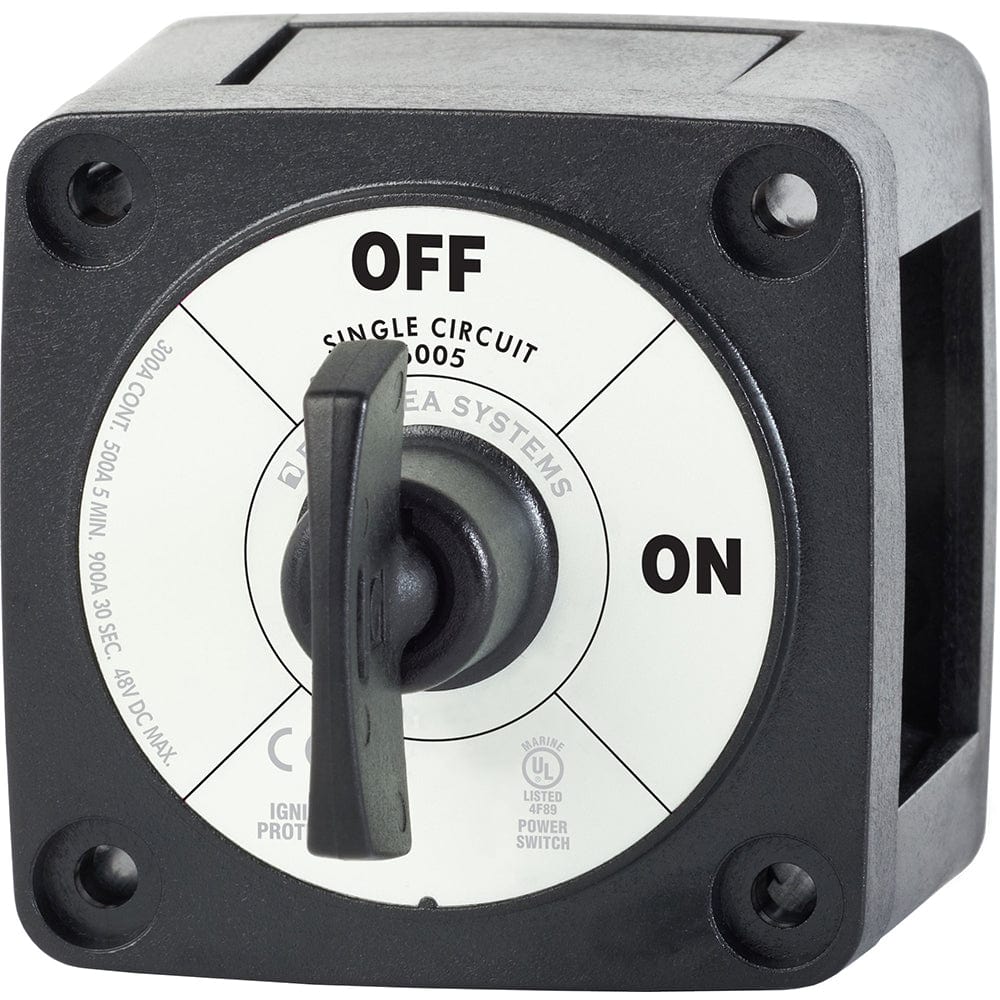 Blue Sea 6005200 Battery Switch Single Circuit ON-OFF - Black [6005200] - The Happy Skipper