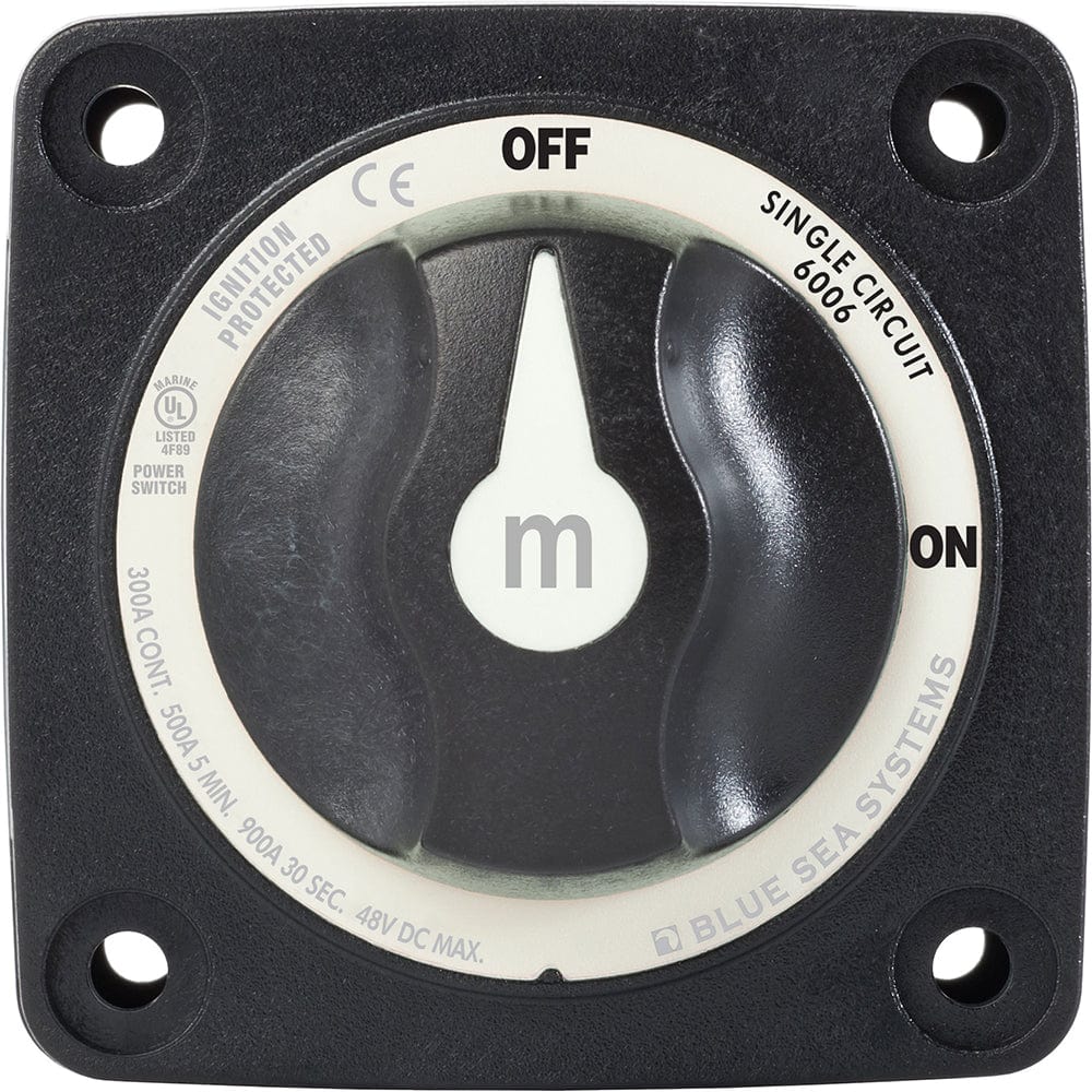 Blue Sea 6006200 Battery Switch Mini ON/OFF - Black [6006200] - The Happy Skipper