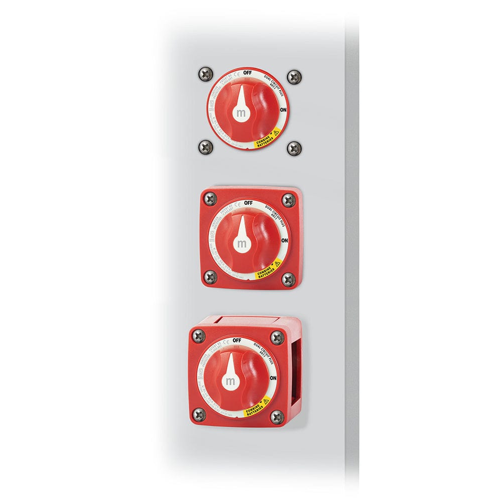 Blue Sea 6011 m-Series (Mini) Battery Switch Dual Circuit Plus [6011] - The Happy Skipper