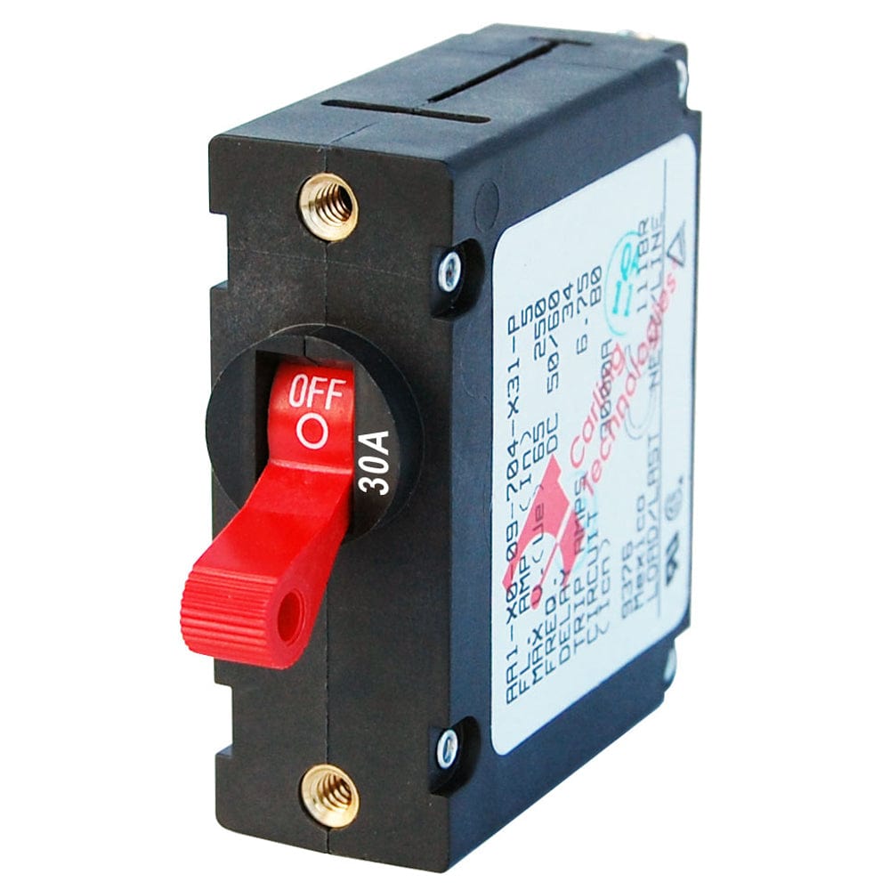 Blue Sea 7221 AC / DC Single Pole Magnetic World Circuit Breaker - 30 Amp [7221] - The Happy Skipper