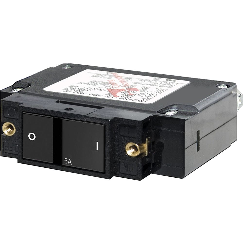 Blue Sea 7540 C-Series Flat Rocker Circuit Breaker - Single Pole - 5A [7540] - The Happy Skipper