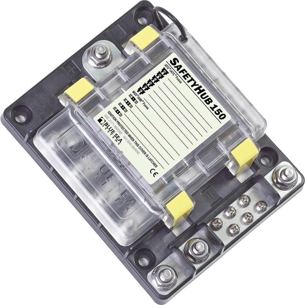 Blue Sea 7748 SafetyHub 150 Fuse Box [7748] - The Happy Skipper
