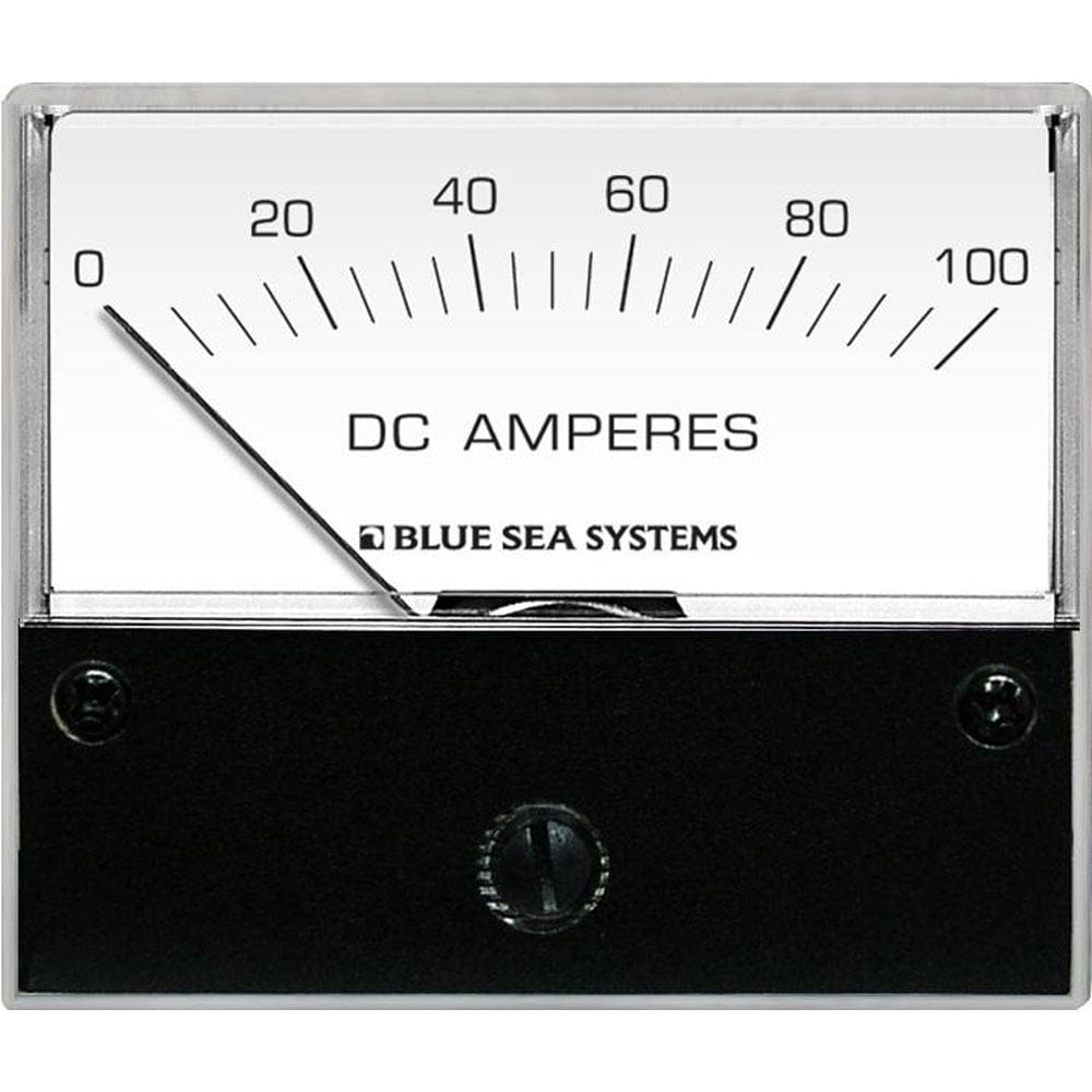 Blue Sea 8017 DC Analog Ammeter - 2-3/4" Face, 0-100 Amperes DC [8017] - The Happy Skipper
