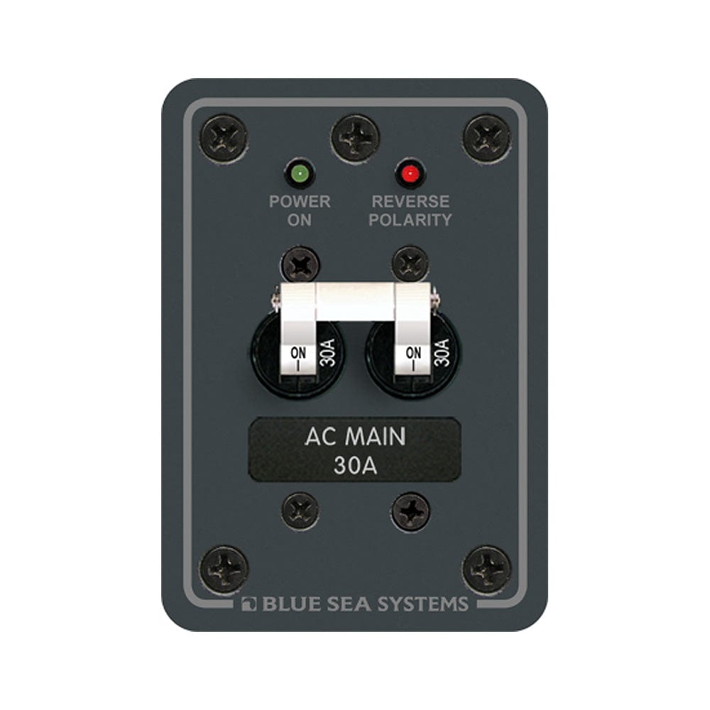 Blue Sea 8077 AC Main Only Toggle Circuit Breaker Panel [8077] - The Happy Skipper