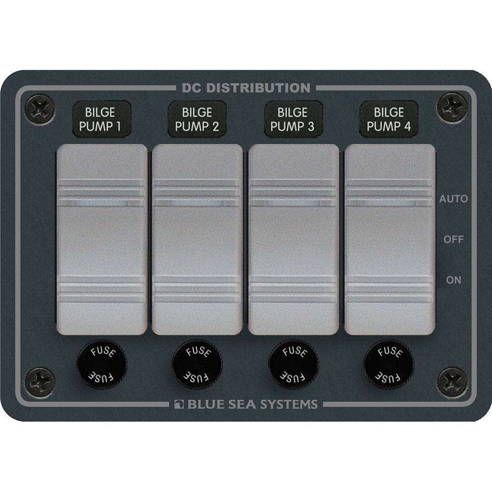 Blue Sea 8666 Contura 4 Bilge Pump Control Panel [8666] - The Happy Skipper