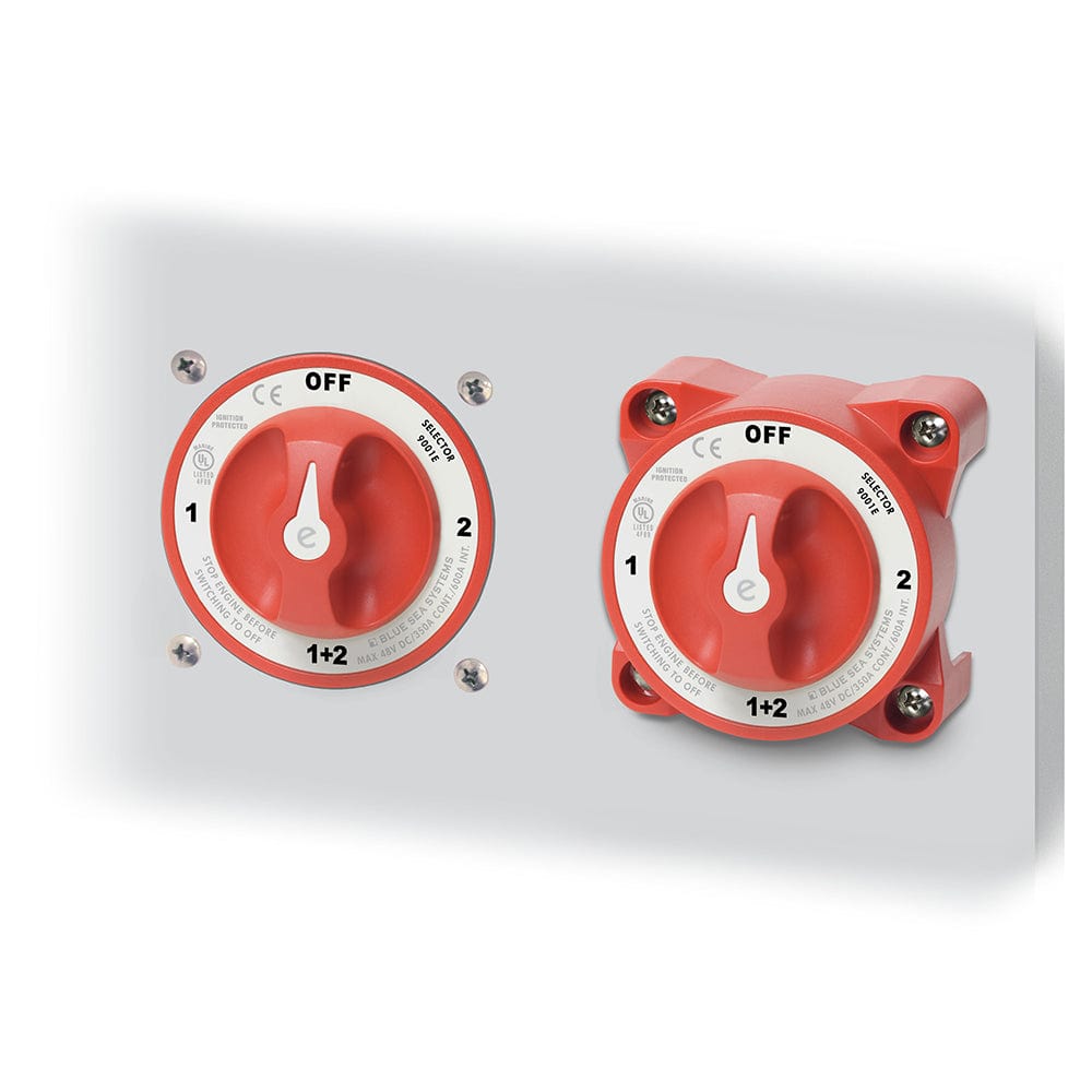 Blue Sea 9002e e-Series Battery Switch Selector w/Alternator Field Disconnect [9002E] - The Happy Skipper