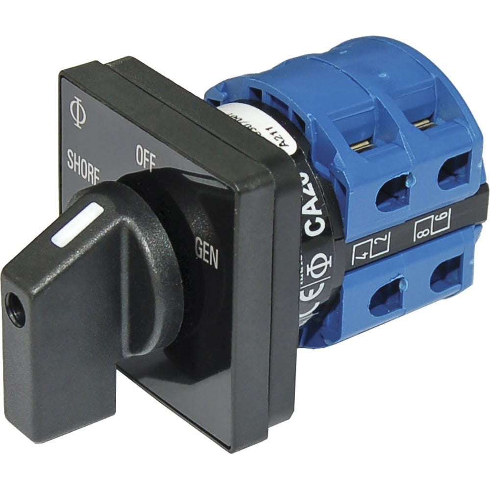 Blue Sea 9009 Switch, AC 120VAC 32A OFF +2 Position [9009] - The Happy Skipper