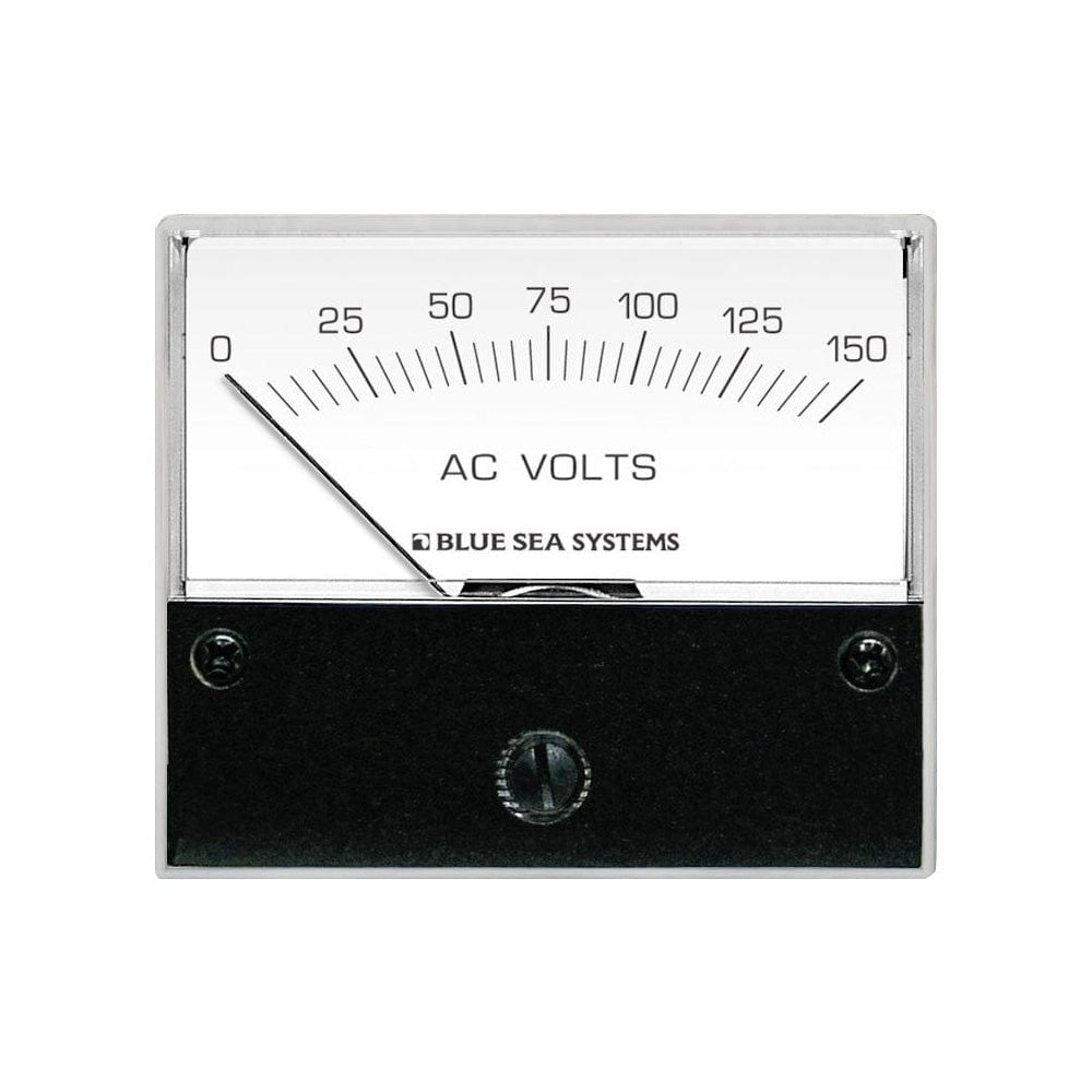 Blue Sea 9353 AC Analog Voltmeter 0-150V AC [9353] - The Happy Skipper