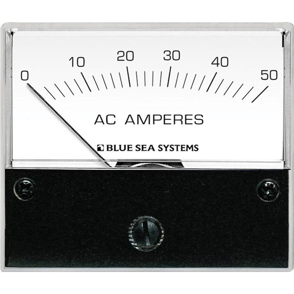 Blue Sea 9630 AC Analog Ammeter 0-50 Amperes AC [9630] - The Happy Skipper