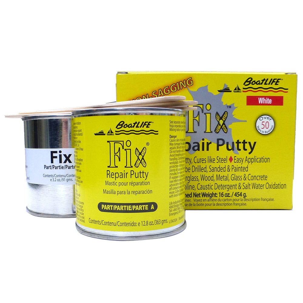 BoatLIFE Fix Repair Putty - 16oz - White [1196] - The Happy Skipper