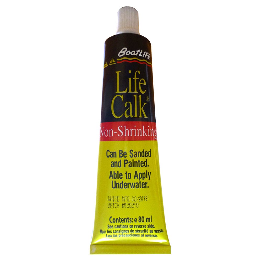 BoatLIFE Life-Calk Sealant Tube - Non-Shrinking - 2.8 FL. Oz - White [1030] - The Happy Skipper