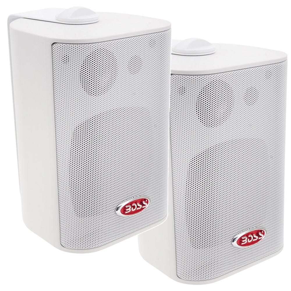 Boss Audio 4" MR4.3W Box Speakers - White - 200W [MR4.3W] - The Happy Skipper