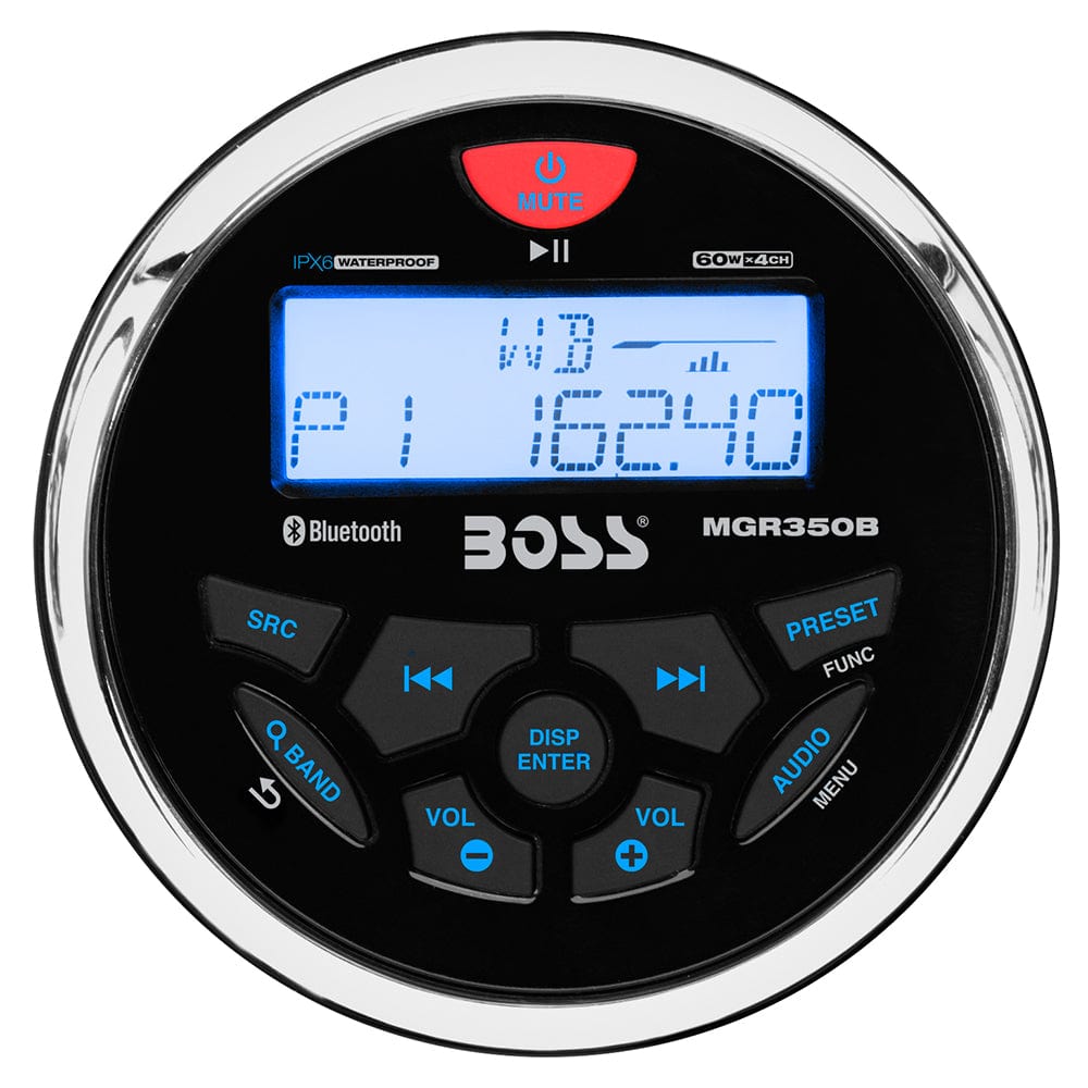 Boss Audio MGR350B Marine Stereo w/AM/FM/BT/USB [MGR350B] - The Happy Skipper