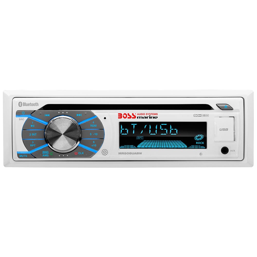 Boss Audio MR508UABW Marine Stereo w/AM/FM/CD/BT/USB [MR508UABW] - The Happy Skipper