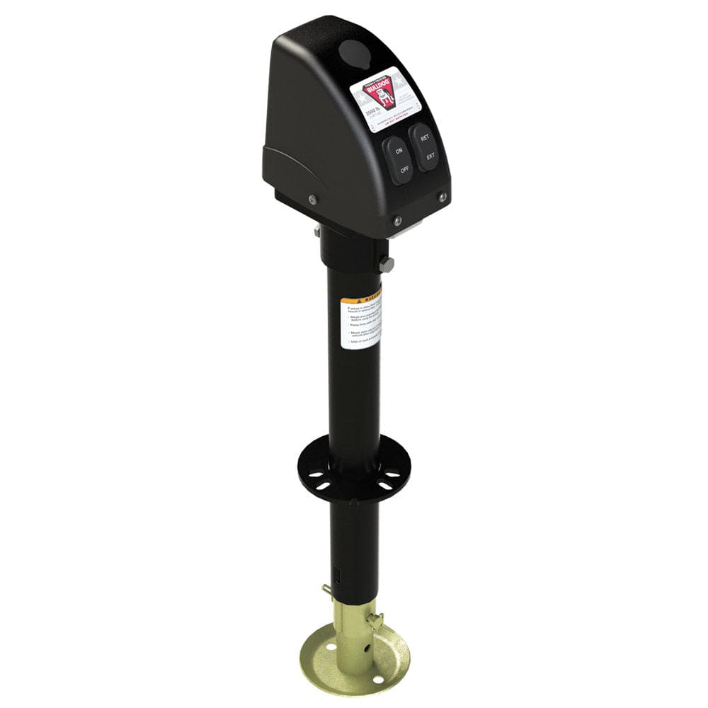 Bulldog 3,500lbs A-Frame RV Jack w/Powered Drive - 12V - Black Cover [500187] - The Happy Skipper