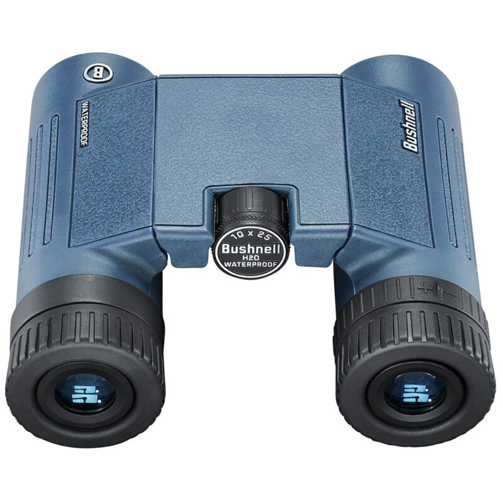 Bushnell 10x25mm H2O Binocular - Dark Blue Roof WP/FP Twist Up Eyecups [130105R] - The Happy Skipper