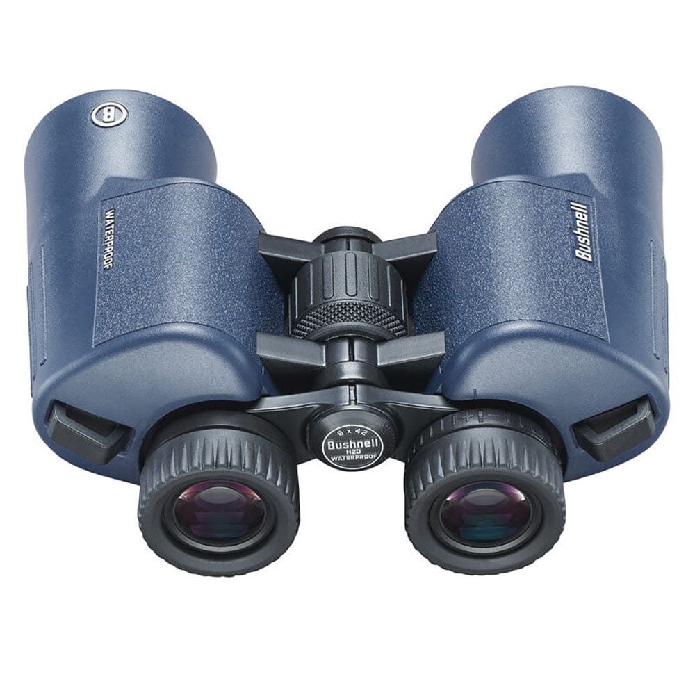 Bushnell 10x42mm H2O Binocular - Dark Blue Porro WP/FP Twist Up Eyecups [134211R] - The Happy Skipper