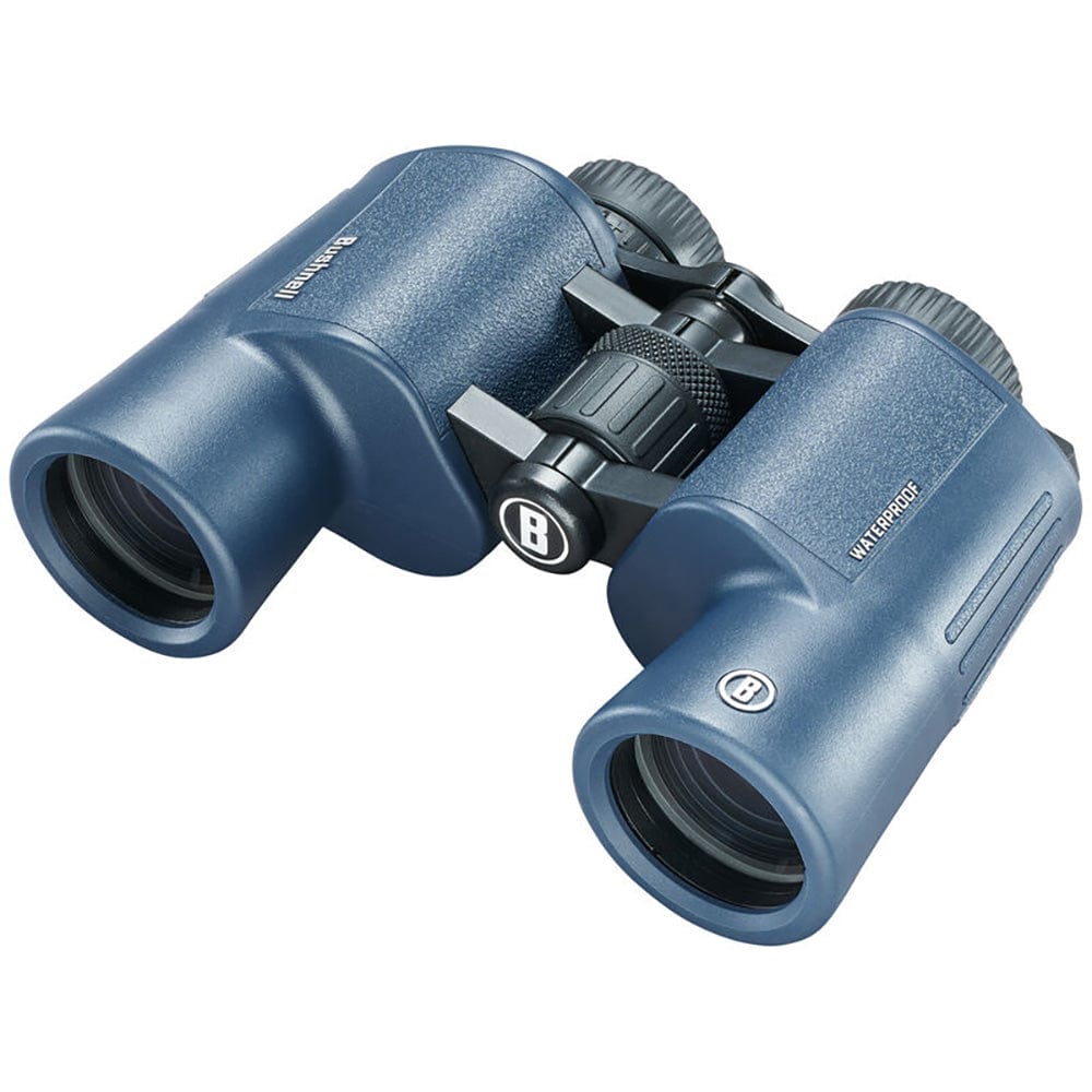 Bushnell 10x42mm H2O Binocular - Dark Blue Porro WP/FP Twist Up Eyecups [134211R] - The Happy Skipper