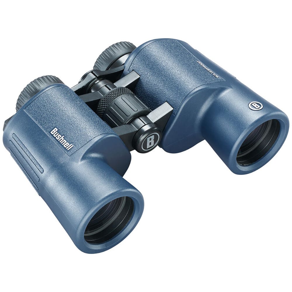 Bushnell 12x42mm H2O Binocular - Dark Blue Porro WP/FP Twist Up Eyecups [134212R] - The Happy Skipper