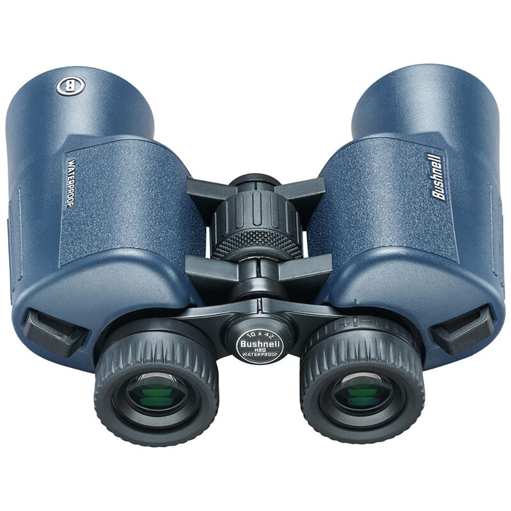 Bushnell 12x42mm H2O Binocular - Dark Blue Porro WP/FP Twist Up Eyecups [134212R] - The Happy Skipper