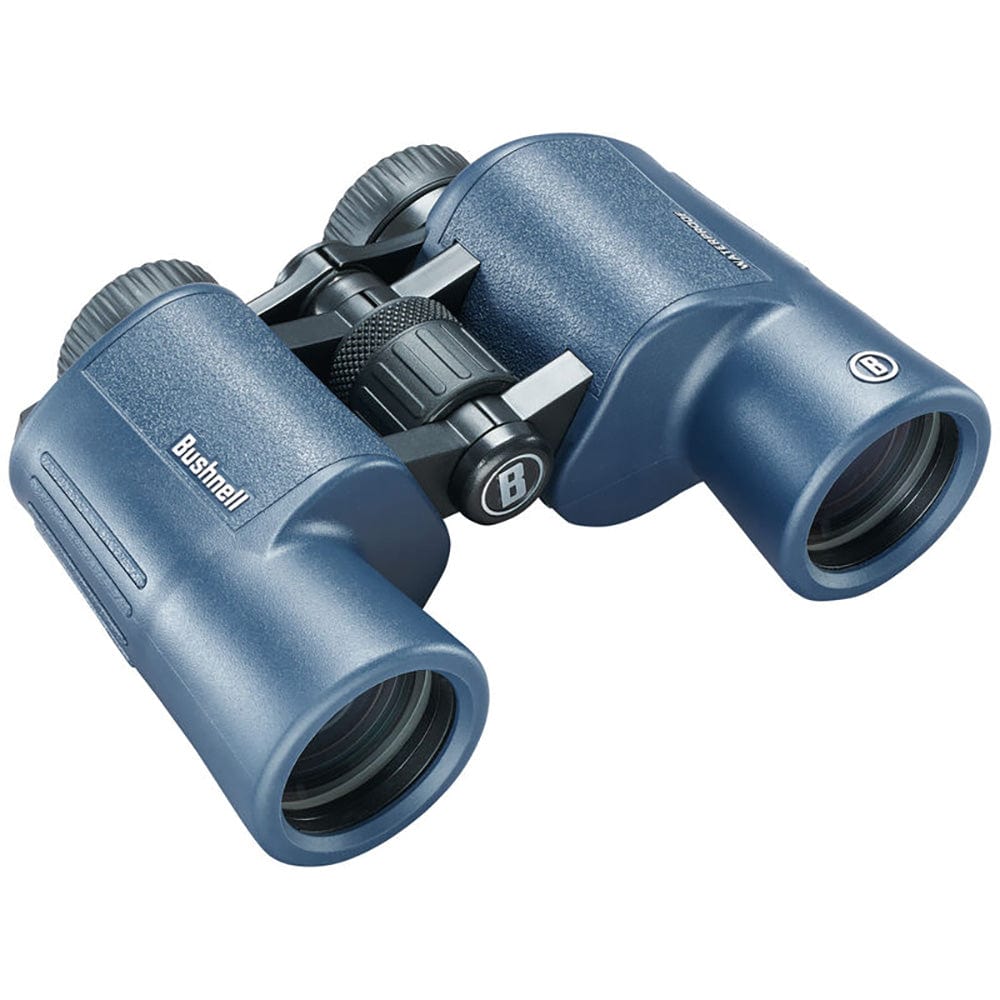 Bushnell 8x42mm H2O Binocular - Dark Blue Porro WP/FP Twist Up Eyecups [134218R] - The Happy Skipper