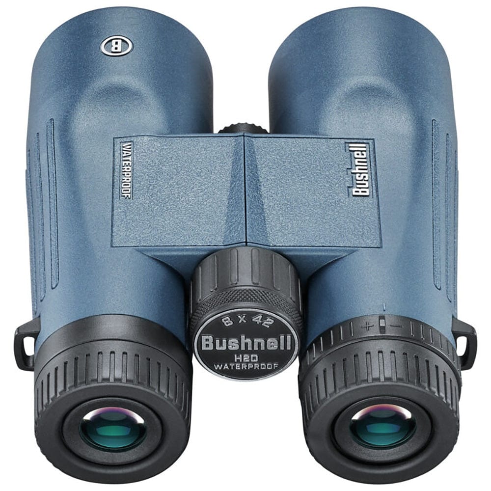 Bushnell 8x42mm H2O Binocular - Dark Blue Roof WP/FP Twist Up Eyecups [158042R] - The Happy Skipper