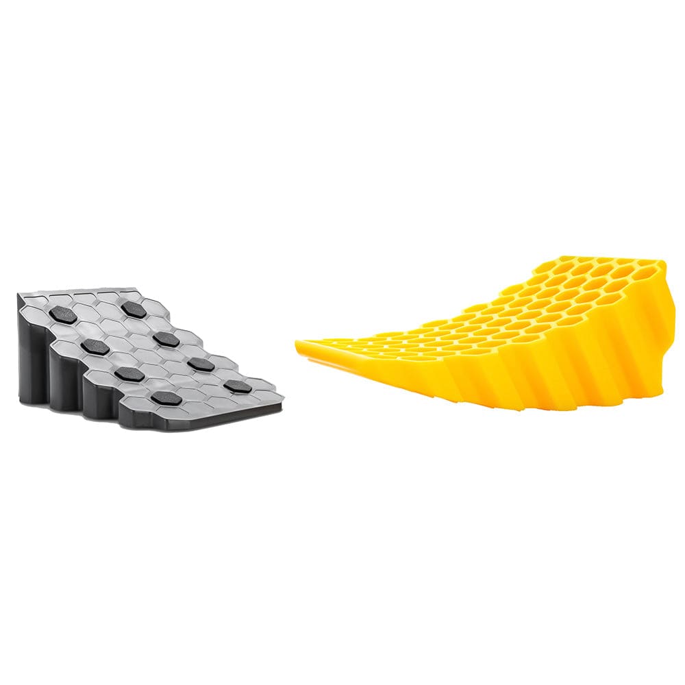 Camco Curved Leveler Wheel Chock [44423] - The Happy Skipper