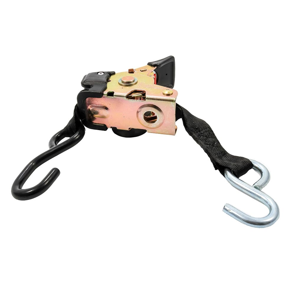 Camco Retractable Tie-Down Straps - 1" Width 6 Dual Hooks [50033] - The Happy Skipper