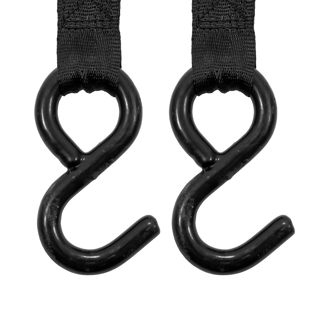 Camco Retractable Tie Down Straps - 2" Width 5.5 Bolt On [50030] - The Happy Skipper