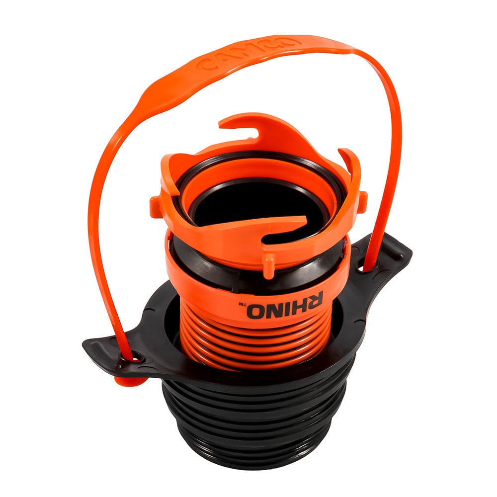 Camco Rhino Sewer Hose Seal Flexible 3 In 1 w/Rhino Extreme Handle [39319] - The Happy Skipper