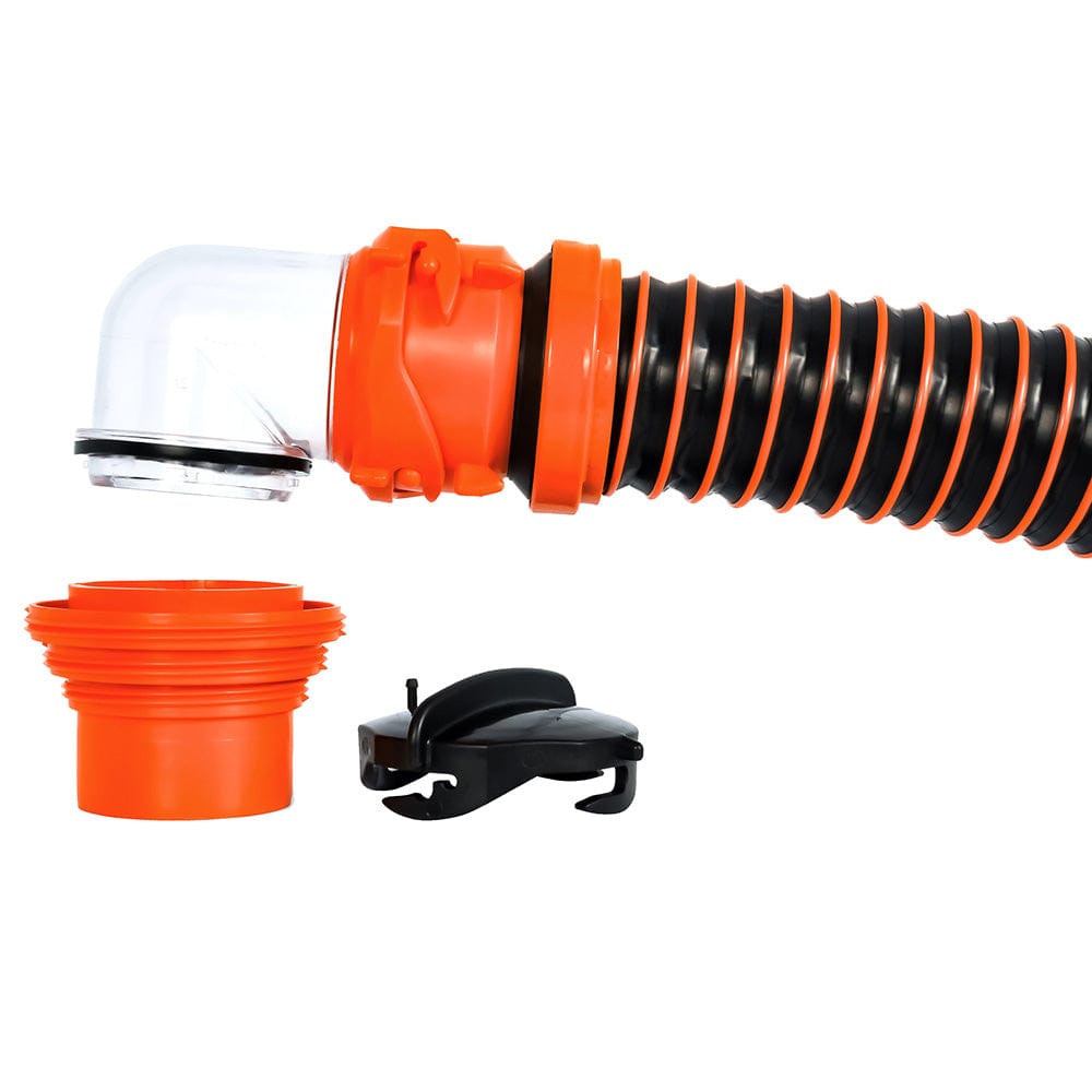 Camco RhinoEXTREME 20 Sewer Hose Kit w/4 In 1 Elbow Caps [39867] - The Happy Skipper