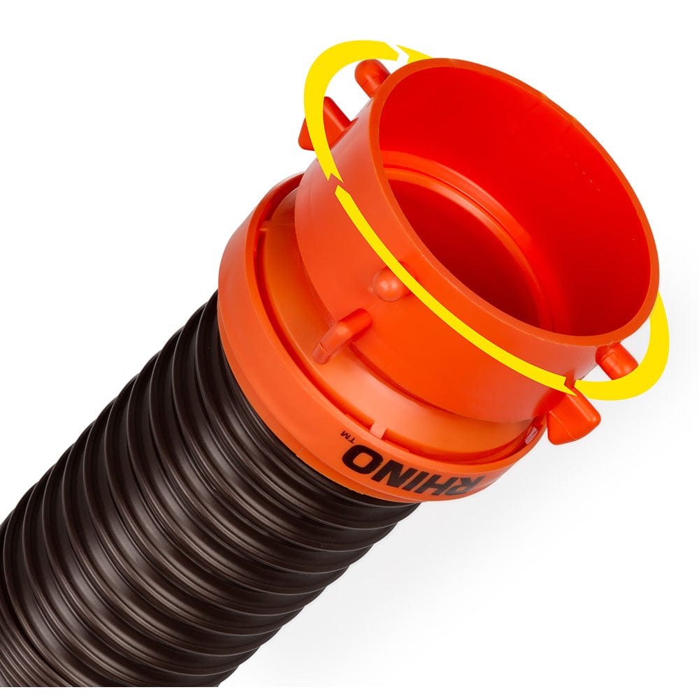 Camco RhinoFLEX 10 Sewer Hose Extension w/Swivel Bayonet Lug [39764] - The Happy Skipper