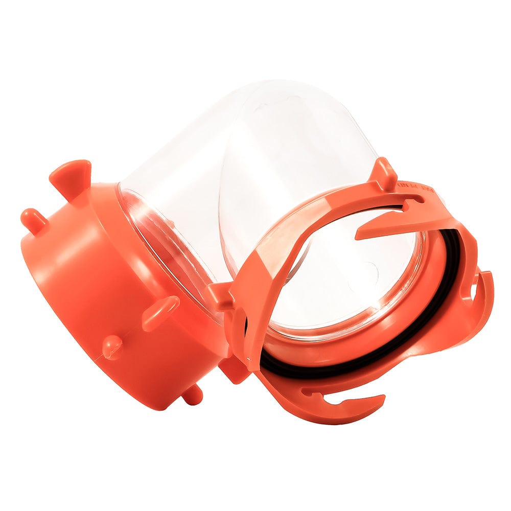 Camco RhinoFLEX 90-Degree Swivel Fitting Clear [39857] - The Happy Skipper