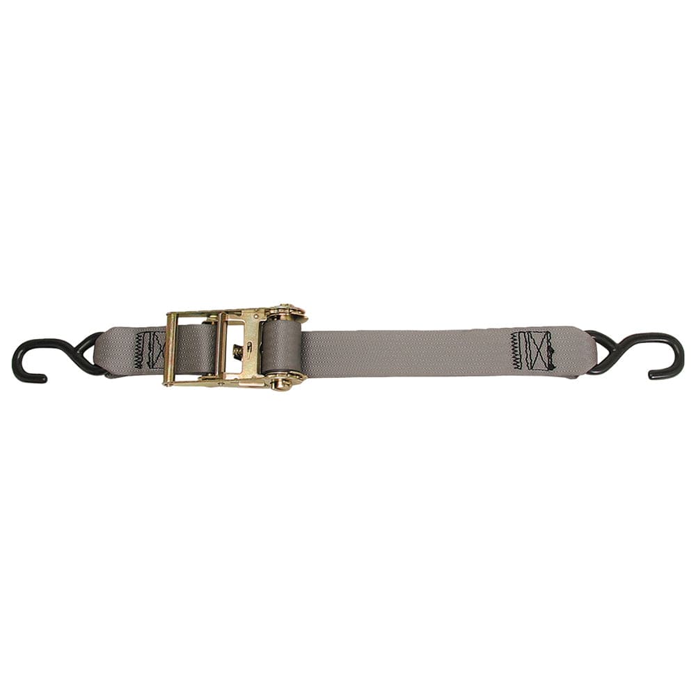 CargoBuckle Multipurpose Ratchet Strap Tie-Down w/S-Hooks - 2" x 15 [F13758] - The Happy Skipper