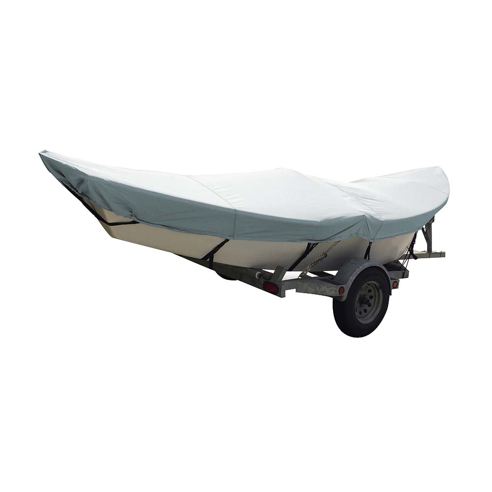 Carver Poly-Flex II Styled-to-Fit Boat Cover f/16 Drift Boats - Grey [74300F-10] - The Happy Skipper