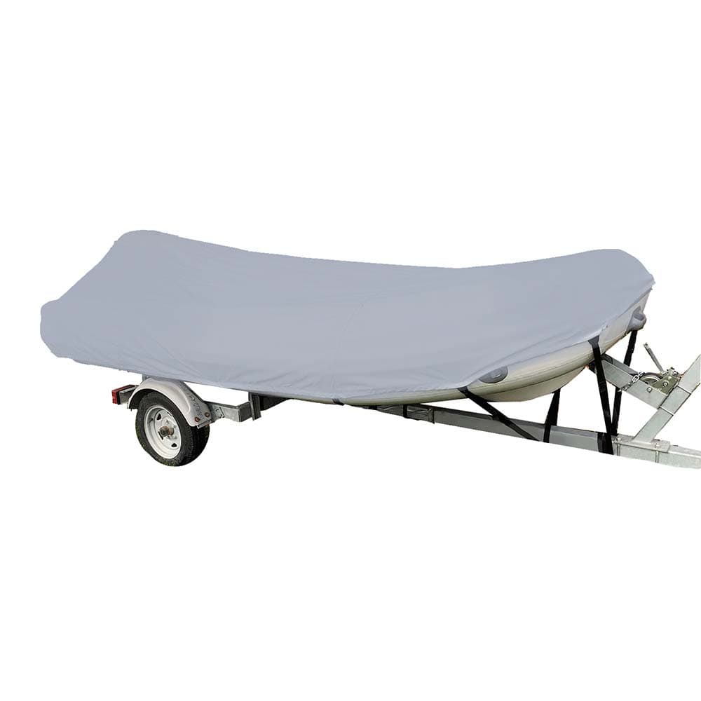 Carver Poly-Flex II Styled-to-Fit Boat Cover f/9.5 Sport-Type Inflatable Boats - Grey [7INF9F-10] - The Happy Skipper