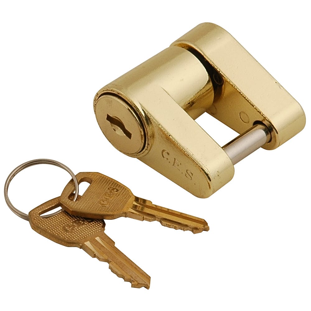 C.E. Smith Brass Coupler Lock [00900-40] - The Happy Skipper