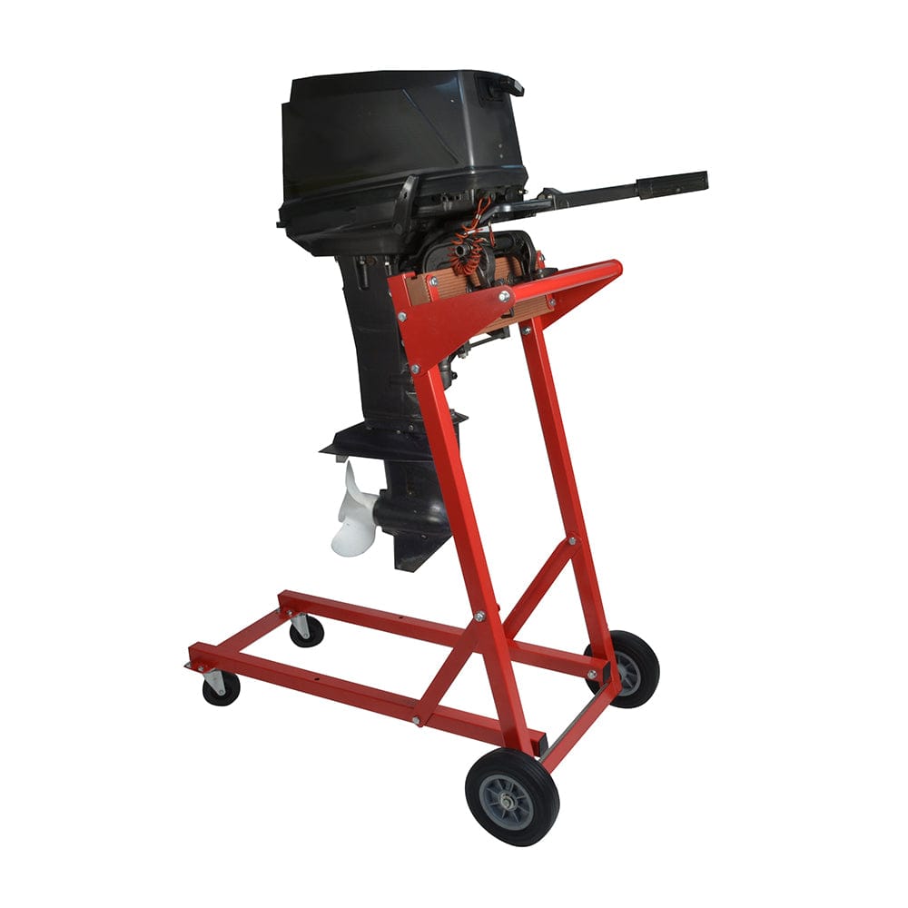 C.E. Smith Outboard Motor Dolly - 250lb. - Red [27580] - The Happy Skipper