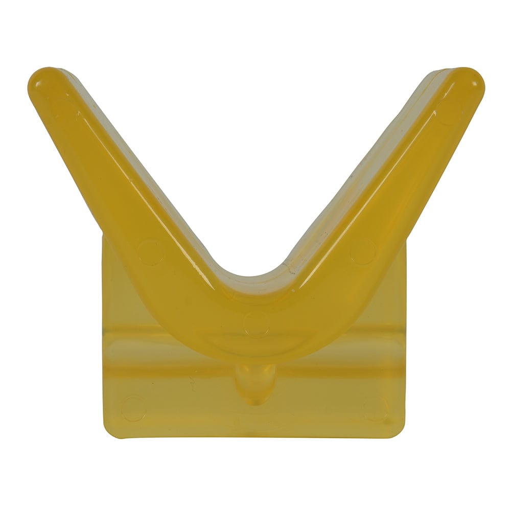 C.E. Smith Y-Stop 3" x 3" - 1/2" ID Yellow PVC [29554] - The Happy Skipper