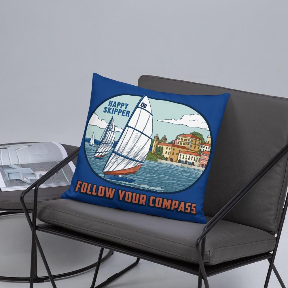 Chill Sail Design Decorative Pillow - The Happy Skipper
